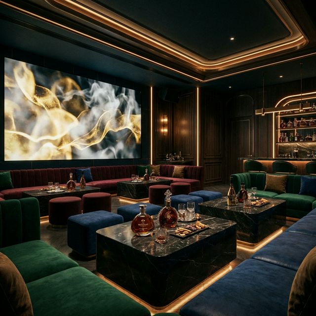 자양동 미러룸 프리미엄 VVIP 라운지 실제 시설